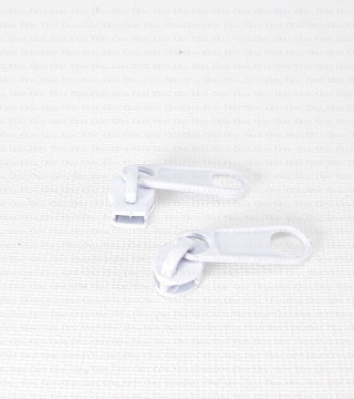 Slider for bedding zip tape, 10 pcs or 1000 pcs, metal with 2061 end