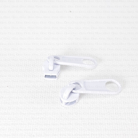 Slider for bedding zip tape, 10 pcs or 1000 pcs, metal with 2061 end