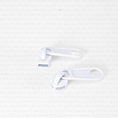 Slider for bedding zip tape, 10 pcs or 1000 pcs, metal with 2061 end