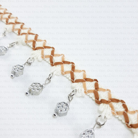 Decorative tape 42mm, 1 linear metre, no. 116