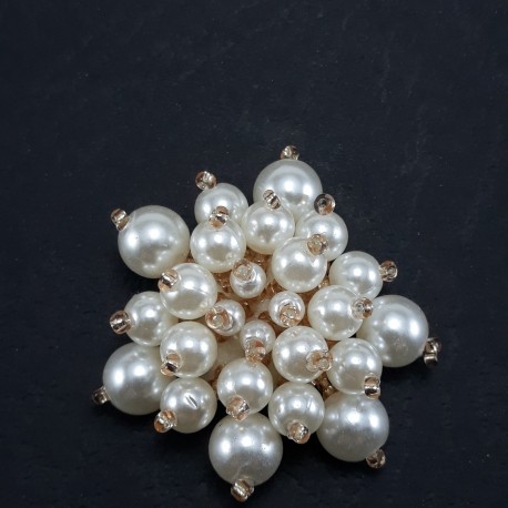 Ozdoba z perłami 35mm nr 2077 - 5346