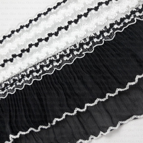 Decorative tape, frill 110mm/1 or 25y 2105