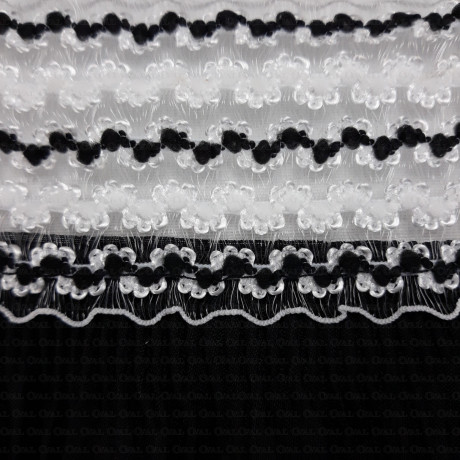 Decorative tape, frill 110mm/1 or 25y 2105