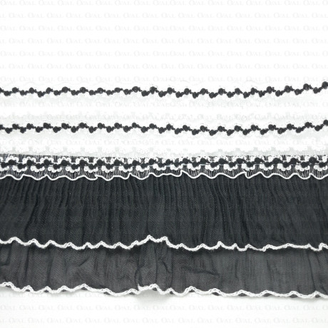 Decorative tape, frill 110mm/1 or 25y 2105