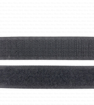 White and black hook-and-loop tape 16, 20, 25, 30, 100 mm / 1 m 2111