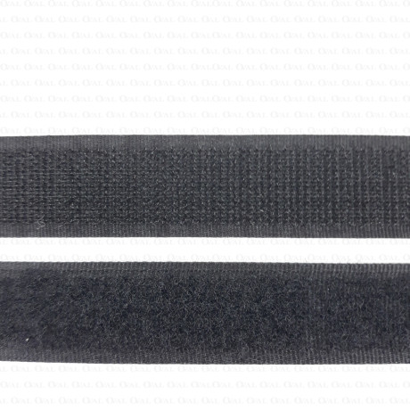 White and black hook-and-loop tape 16, 20, 25, 30, 100 mm / 1 m 2111