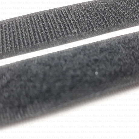 White and black hook-and-loop tape 16, 20, 25, 30, 100 mm / 1 m 2111