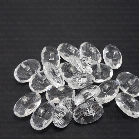 Plastic button pack of 10 pcs. 10x13mm no.703