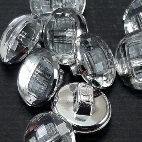 Plastic button Pack of 10 pcs, 10mm, 11mm no. 689