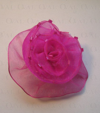 Chiffon Rose Brooch approx. 55mm no. 260