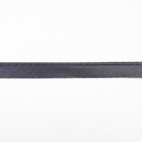 Lamówka ze sznurkiem - wypustka (pajping) 5 m.b. nr 435 GRAFITOWY - 5705