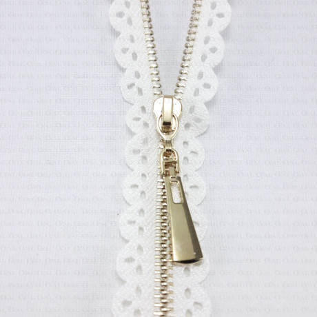 Ażurowy zamek błyskawiczny 60cm,1364