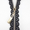 Openwork metal zips 60 cm no. 1364