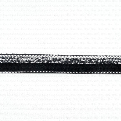 Black-silver tape 10 mm PACK 1 or 30 y no. 2140