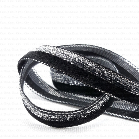Black-silver tape 10 mm PACK 1 or 30 y no. 2140