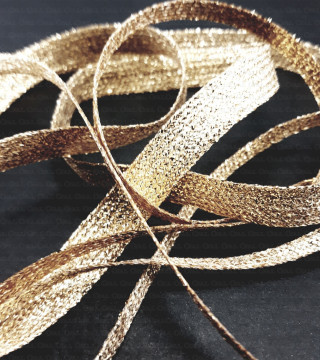 Decorative gold tape, various widths, no. 192