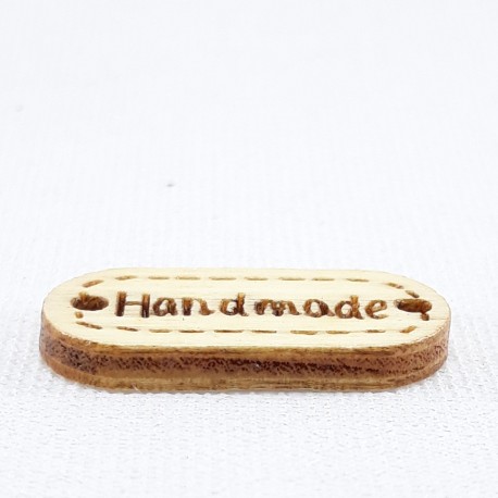 Etykieta/naszywka drewniana HAND MADE ,1959 - 6089
