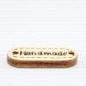Etykieta/naszywka drewniana HAND MADE ,1959