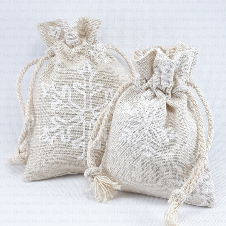Linen gift pouches, linen pouch