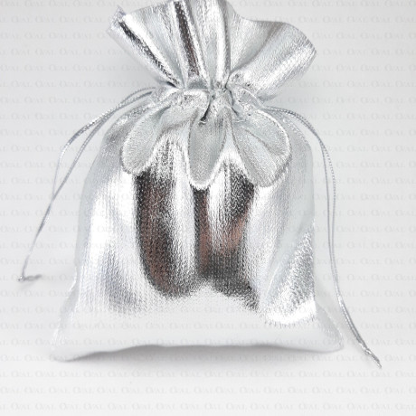 Metallic silver gift bags 2147