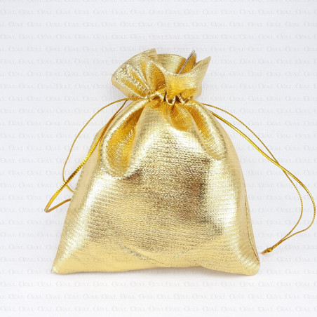 Metallic gift bags, gold 2148