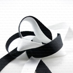 Taśma bawełniana -jodełka biała,czarna 50mb ,różne szerokości nr 2150 Taśma bawełniana -jodełka biała,czarna 50mb ,różne szerokości nr 2150