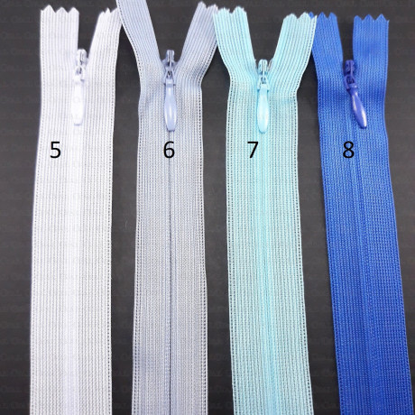 18cm concealed zip no. 1348