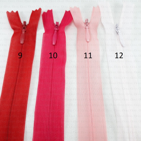 18cm concealed zip no. 1348