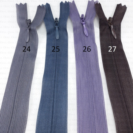 18cm concealed zip no. 1348