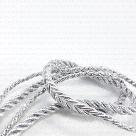 Decorative silver cord 3mm/1m 2162