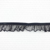 Elastic lace 17mm / 1 or 25m black 301