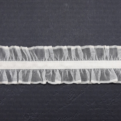 Elastic lace 20mm/1 or 25m white, black and ecru no. 299