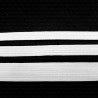 Guma płaska biała i czarna różne szerokości nr 2175