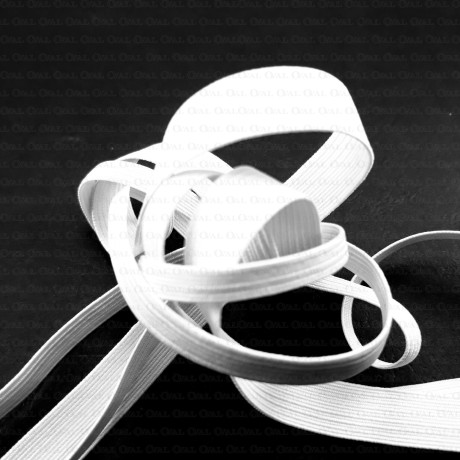 Guma płaska biała i czarna różne szerokości nr 2175