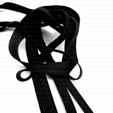 Guma płaska biała i czarna różne szerokości nr 2175