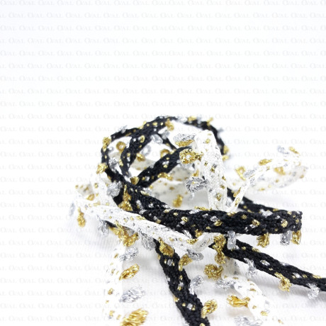 Decorative ribbon 9mm 1 linear metre no. 1259