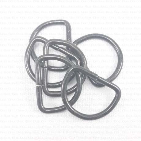 Metal half-ring, assorted sizes, no. 1761