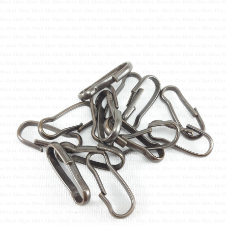 Karabińczyk metalowy PAKIET 10szt ,nr 2188