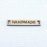 Etykieta/naszywka drewniana10szt, HANDMADE nr 2198
