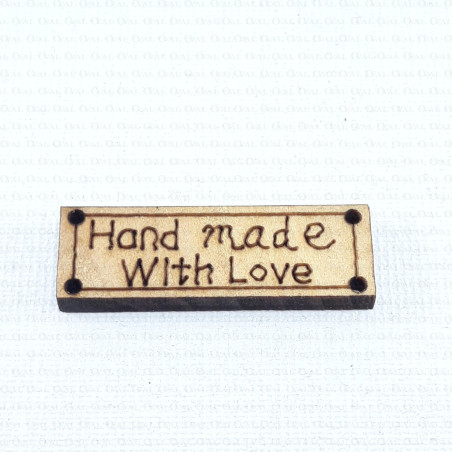 Wooden patch HANDMADE 10 or 50 pcs no. 2201