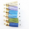 Eco-suede tassels SET of 2 pcs, no. 2206