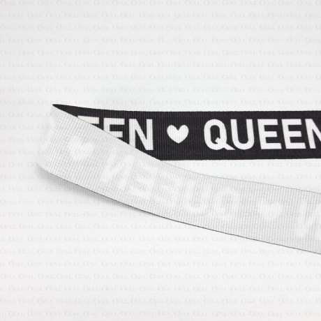 Decorative tape with inscriptions 25 mm 1 m or 50 m, 2221