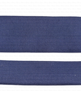 Guma płaska, dziana odzieżowa GRANATOWA 5 m. b. - 50mm