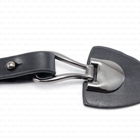 Fastening with 100mm leather piece no. 787