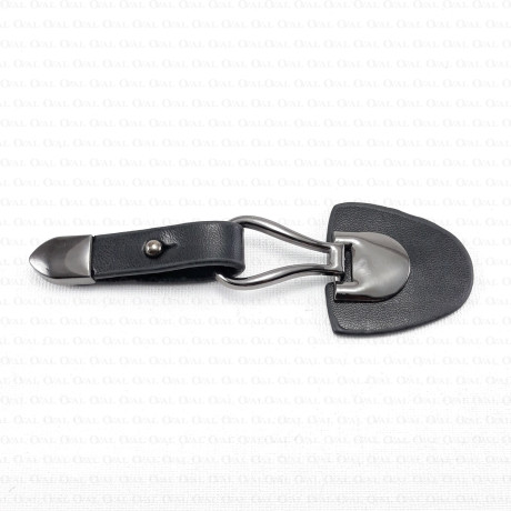 Fastening with 100mm leather piece no. 787
