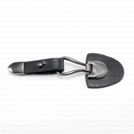 Fastening with 100mm leather piece no. 787