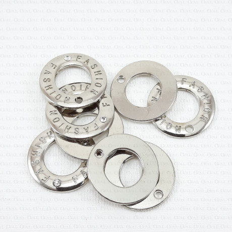 Przywieszka ozdobna kółko z dżetem nr 1766