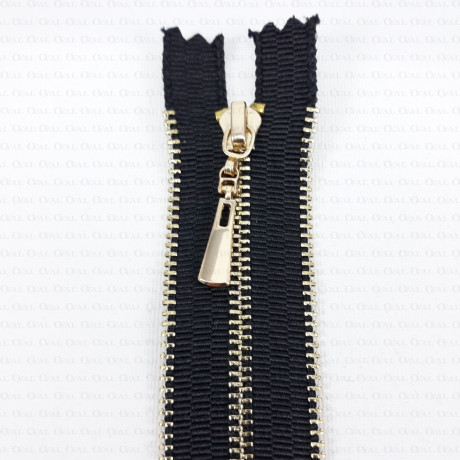 16 cm non-separating metal zips 2132