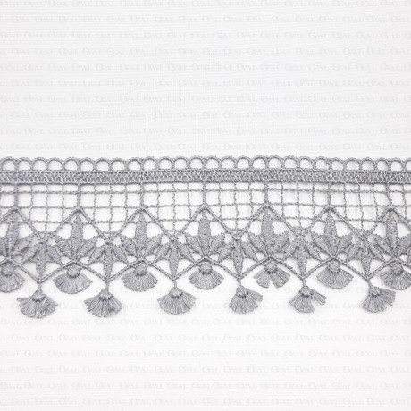 Guipure lace white, black, grey 70mm no. 2258