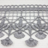 Guipure lace white, black, grey 70mm no. 2258